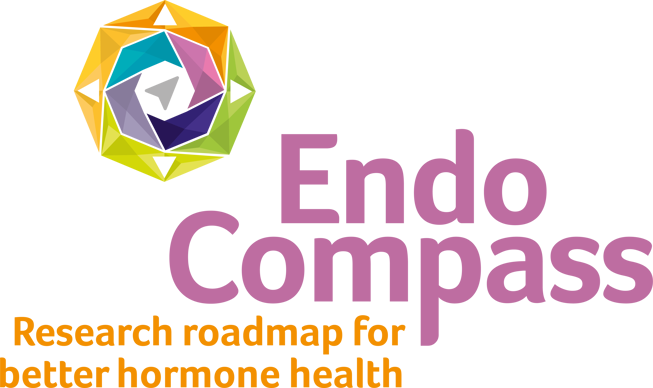 Image of the EndoCompass logo. Text reads: "EndoCompass - Research roadmap for better hormone health".